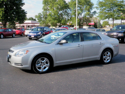 chevrolet malibu 2008 silver sedan ls gasoline 6 cylinders front wheel drive automatic 55124