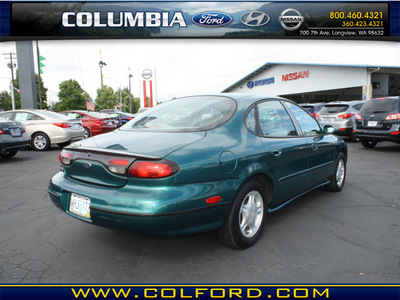 ford taurus 1998 green sedan se gasoline v6 front wheel drive automatic 98632