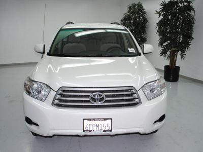 toyota highlander 2008 white suv gasoline 6 cylinders front wheel drive automatic 91731