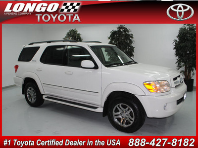 toyota sequoia 2006 white suv limited gasoline 8 cylinders rear wheel drive automatic 91731
