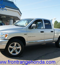 dodge ram pickup 1500 2007 bright silver pickup truck big horn gasoline 8 cylinders rear wheel drive automatic 80910