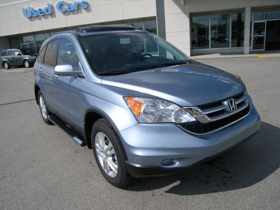 honda cr v 2011 blue suv ex l gasoline 4 cylinders all whee drive automatic 46219