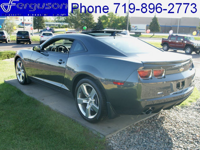 chevrolet camaro 2011 cyber gray coupe ss gasoline 8 cylinders rear wheel drive auto 6 spd 80910