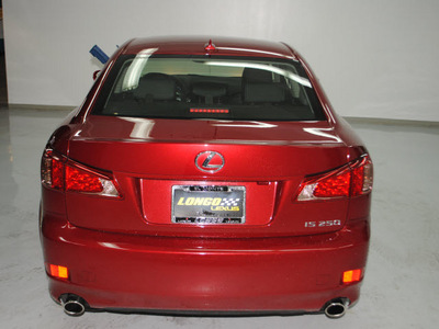 lexus is 250 2011 matador red sedan gasoline 6 cylinders rear wheel drive automatic 91731