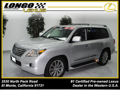 lexus lx 570 2009 silver suv gasoline 8 cylinders 4 wheel drive automatic 91731