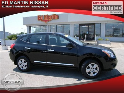 nissan rogue 2011 black suv s gasoline 4 cylinders all whee drive not specified 46219