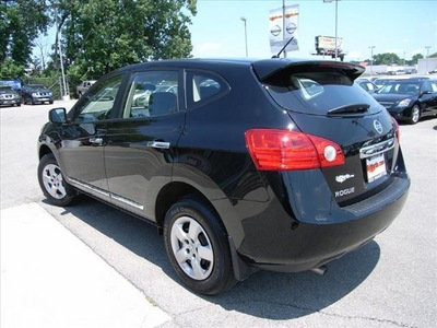 nissan rogue 2011 black suv s gasoline 4 cylinders all whee drive not specified 46219