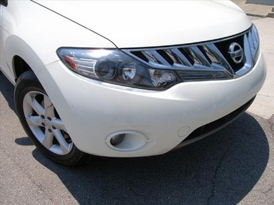 nissan murano 2009 white suv sl awd gasoline 6 cylinders all whee drive automatic 46219