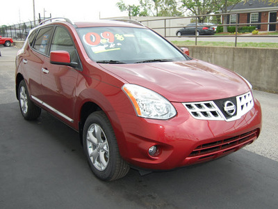 nissan rogue 2011 red wagon sv gasoline 4 cylinders front wheel drive cont  variable trans  47130