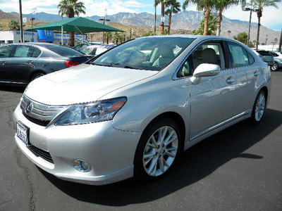 lexus hs 250h 2010 silver sedan premium hybrid 4 cylinders front wheel drive automatic 92235