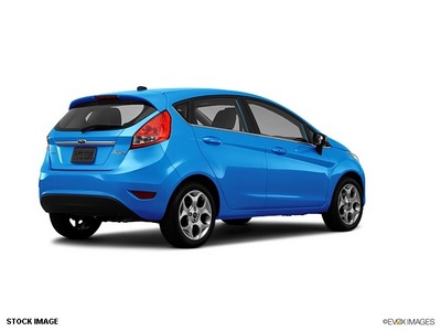 ford fiesta 2012 blue hatchback ses gasoline 4 cylinders front wheel drive 4 speed automatic 77388