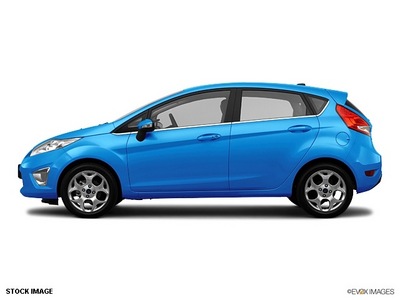 ford fiesta 2012 blue hatchback ses gasoline 4 cylinders front wheel drive 4 speed automatic 77388