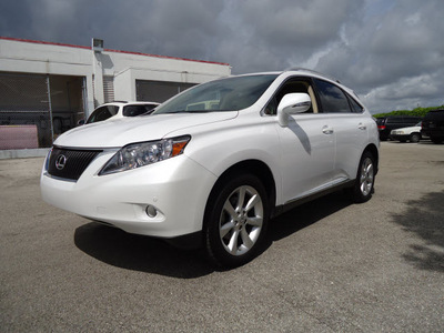 lexus rx 350 2010 white suv gasoline 6 cylinders front wheel drive automatic 33177