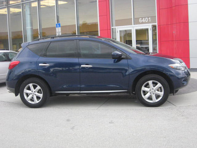 nissan murano 2009 blue suv sl gasoline 6 cylinders front wheel drive automatic 33884