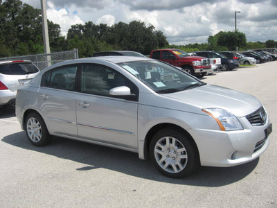 nissan sentra 2012 silver sedan s gasoline 4 cylinders front wheel drive automatic 33884