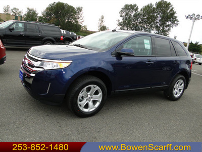 ford edge 2012 dark blue pearl met suv sel gasoline 6 cylinders all whee drive shiftable automatic 98032
