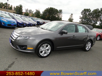 ford fusion 2012 sterling gray metal sedan se gasoline 4 cylinders front wheel drive 6 speed automatic 98032