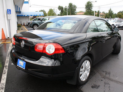 volkswagen eos 2008 black turbo gasoline 4 cylinders front wheel drive 6 speed manual 07701