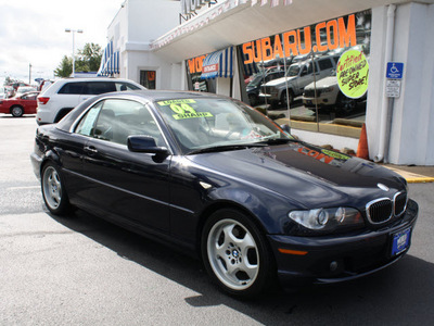 bmw 3 series 2004 orient blue 330ci gasoline 6 cylinders rear wheel drive automatic 07701