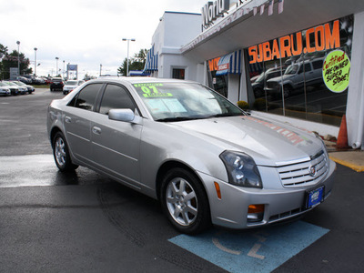 cadillac cts 2007 silver sedan gasoline 6 cylinders rear wheel drive automatic 07701