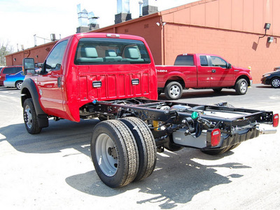 ford f 450 super duty 2011 red biodiesel 10 cylinders 4 wheel drive shiftable automatic 46168