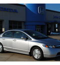 honda civic 2008 silver sedan hybrid hybrid 4 cylinders front wheel drive automatic 77065