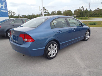 honda civic 2008 blue sedan lx gasoline 4 cylinders front wheel drive 5 speed manual 28557
