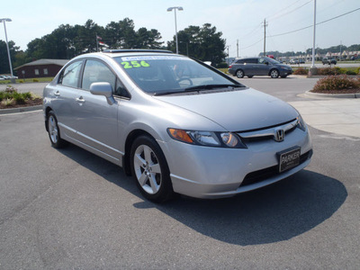 honda civic 2008 silver sedan ex gasoline 4 cylinders front wheel drive automatic 28557