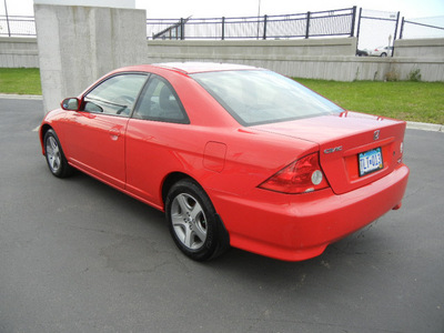 honda civic 2004 red coupe ex gasoline 4 cylinders front wheel drive automatic 55420