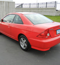 honda civic 2004 red coupe ex gasoline 4 cylinders front wheel drive automatic 55420