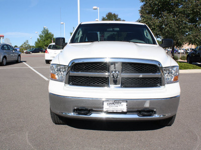 dodge ram pickup 1500 2009 white pickup truck slt gasoline 8 cylinders 4 wheel drive automatic 80126