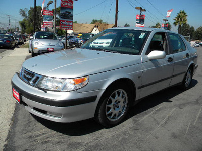 saab 9 5 2001 silver sedan 2 3t gasoline 4 cylinders front wheel drive automatic 92882