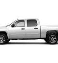 chevrolet silverado 1500 2011 white flex fuel 8 cylinders 4 wheel drive 6 spd auto whls,4 18in x 77090