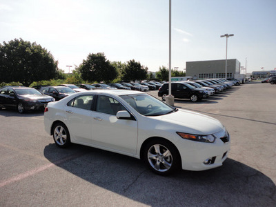 acura tsx 2011 white sedan tech gasoline 4 cylinders front wheel drive automatic with overdrive 60462