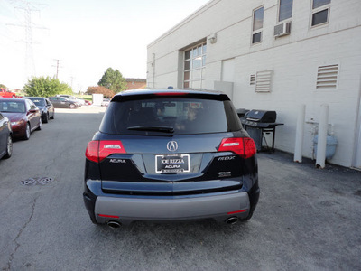 acura mdx 2009 lt  blue suv awd gasoline 6 cylinders all whee drive automatic with overdrive 60462