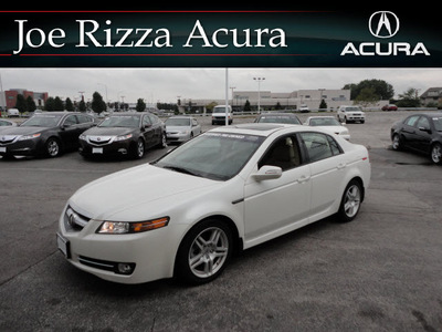 acura tl 2008 white sedan gasoline 6 cylinders front wheel drive automatic with overdrive 60462