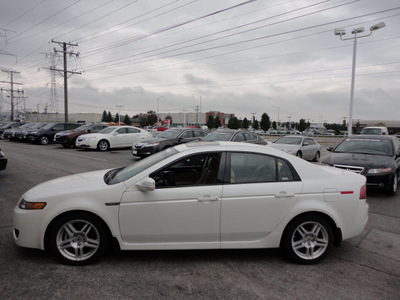 acura tl 2008 white sedan gasoline 6 cylinders front wheel drive automatic with overdrive 60462