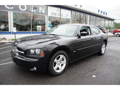 dodge charger 2010 black sedan sxt gasoline 6 cylinders rear wheel drive 4 speed automatic 07060