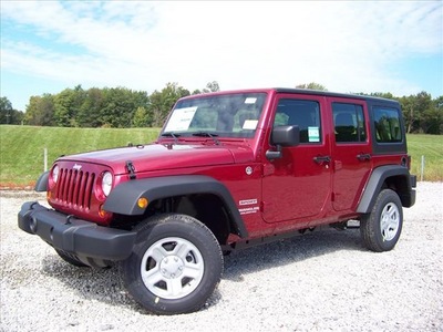 jeep wrangler unlimited 2012 red suv sport gasoline 6 cylinders 4 wheel drive not specified 44024