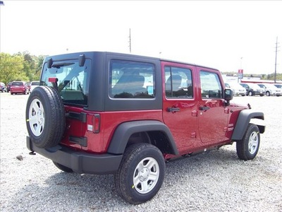 jeep wrangler unlimited 2012 red suv sport gasoline 6 cylinders 4 wheel drive not specified 44024