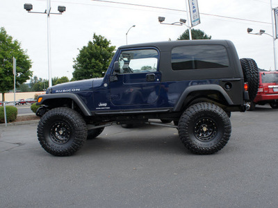 jeep wrangler 2006 dk  blue suv unlimited rubicon gasoline 6 cylinders 4 wheel drive 6 speed manual 98371
