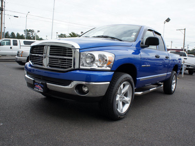 dodge ram pickup 1500 2007 blue 4x4 flex fuel 8 cylinders 4 wheel drive automatic with overdrive 98371