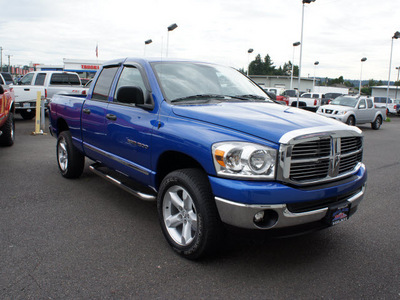 dodge ram pickup 1500 2007 blue 4x4 flex fuel 8 cylinders 4 wheel drive automatic with overdrive 98371