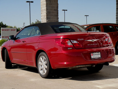 chrysler sebring 2008 red touring flex fuel 6 cylinders front wheel drive automatic 62034
