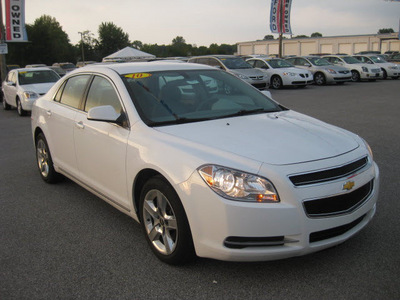 chevrolet malibu 2010 white sedan lt flex fuel 4 cylinders front wheel drive automatic 62863