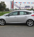 ford focus 2012 silver hatchback titanium gasoline 4 cylinders front wheel drive 6 speed automatic 62863
