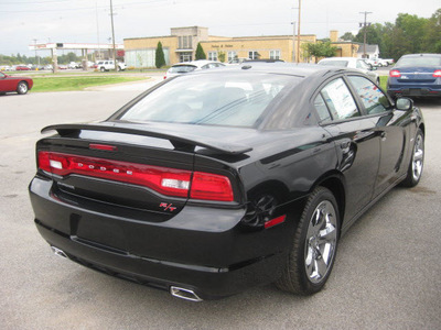 dodge charger 2012 black sedan r t road and track gasoline 8 cylinders rear wheel drive 5 speed automatic 62863