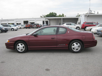 chevrolet monte carlo 2001 dk  red coupe ss gasoline 6 cylinders front wheel drive automatic 62863