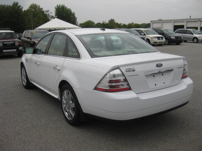 ford taurus 2008 white sedan limited gasoline 6 cylinders front wheel drive automatic with overdrive 62863