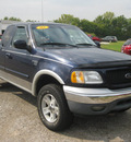 ford f 150 2003 blue lariat gasoline 8 cylinders sohc 4 wheel drive automatic with overdrive 62863